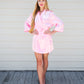 Pink Dolly Satin Custom Sleep Mask