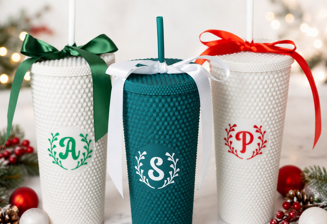 Custom Reusable Studded Trendy Tumblers