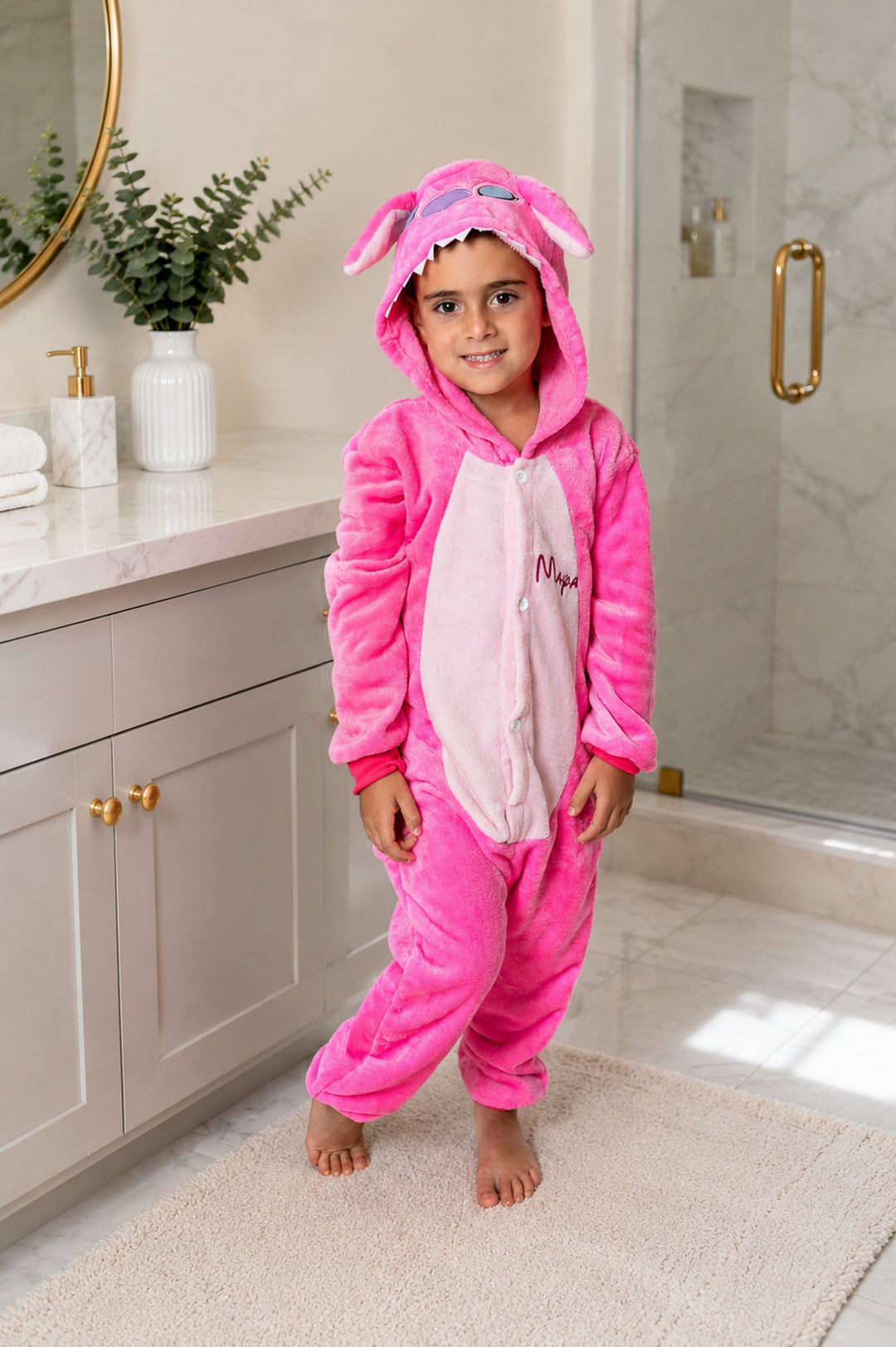 Personalized Kids Trendy One Piece Pajamas