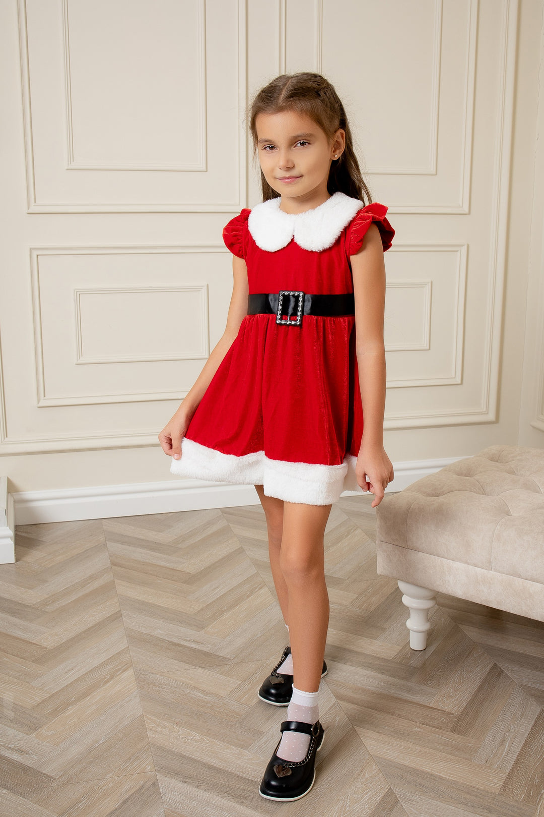 Santa Toddler Girl Dress