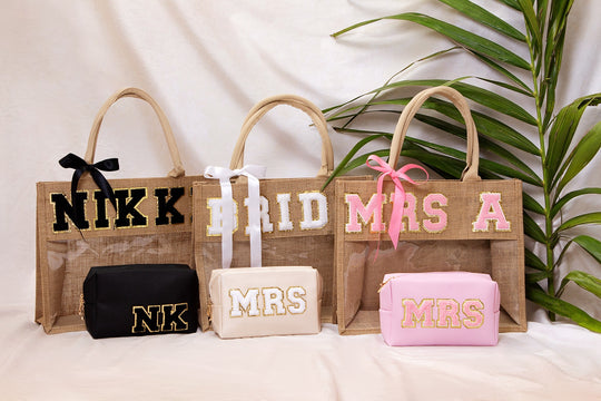 Personalized Tote bag + Cosmetic bag