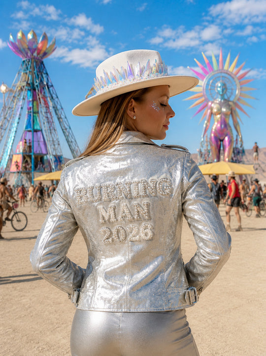 Burning man Sequin Festival jacket