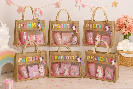 Personalized Unicorn Tote Bag