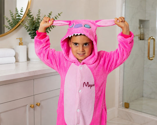 Personalized Kids Trendy One Piece Pajamas