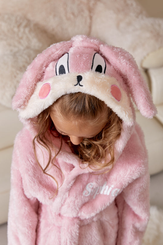 Kids Bunny Personalized Bathrobes