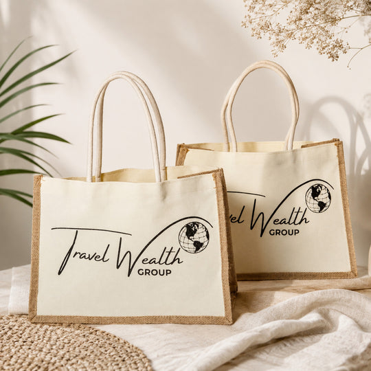 Custom Logo & Text Tote Bags. Welcome Bags, Corporate Totes & Event Bags