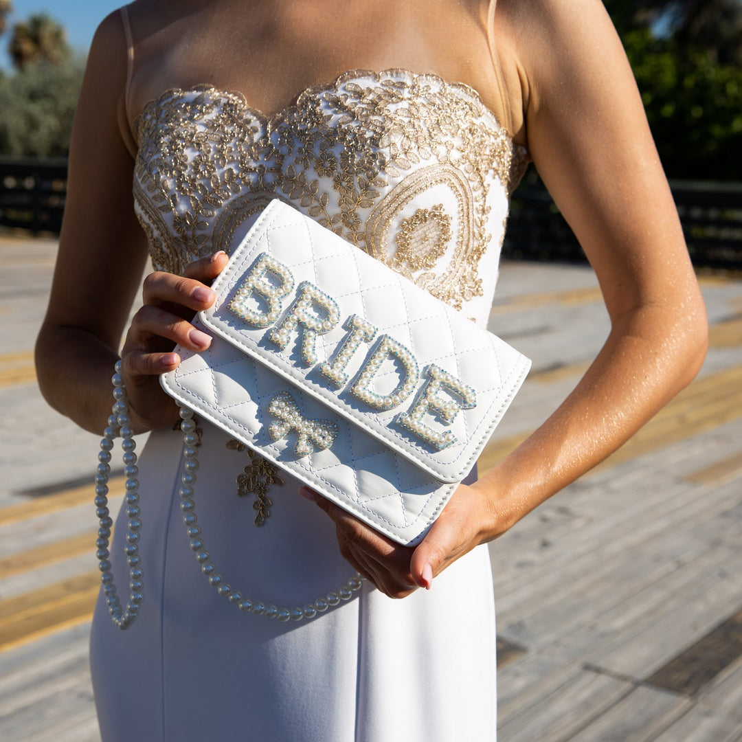 Bride Pearls Handbag