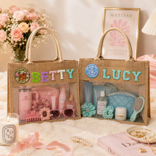 Personalized Zodiac Tote Bag. Custom Astrology Gift