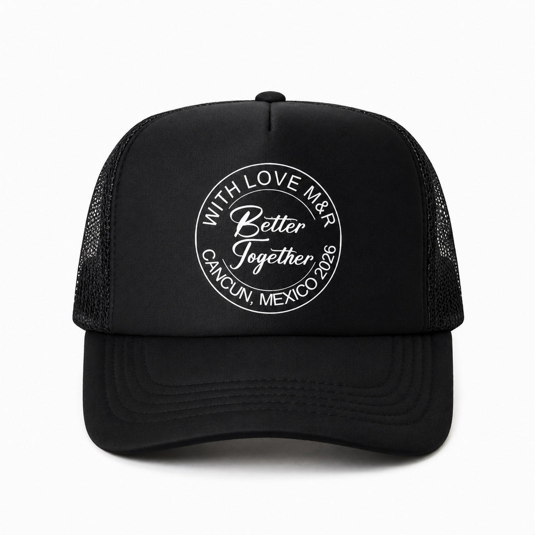 Custom Trucker Caps. Personalized Wedding & Party Favors