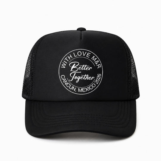 Custom Trucker Caps. Personalized Wedding & Party Favors
