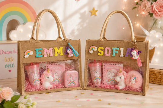 Personalized Unicorn Tote Bag