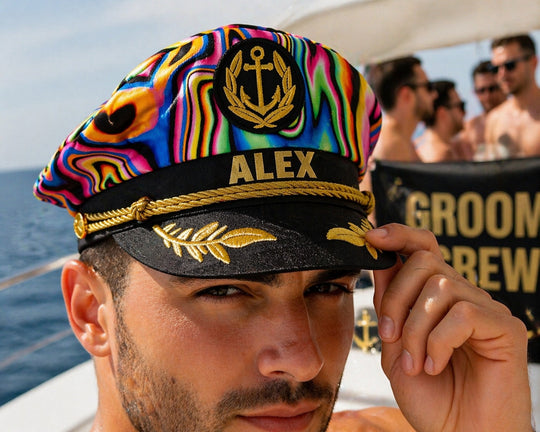 Personalized Captain Hat LGBTQ Pride
