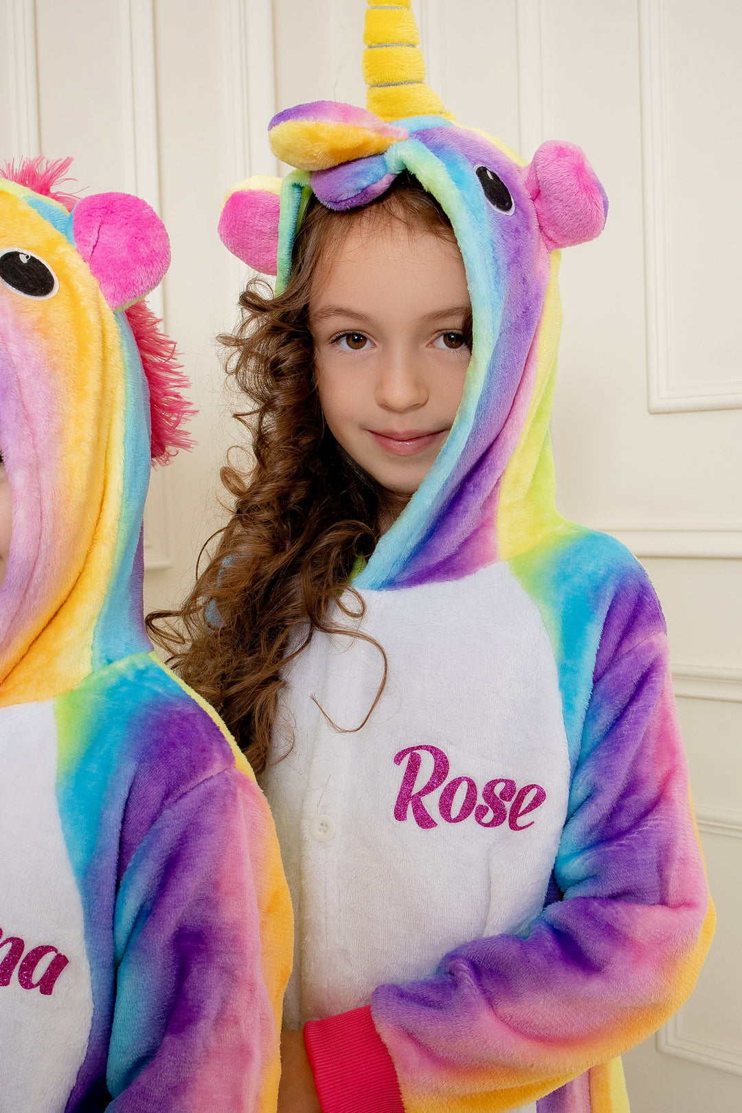 Family Matching Unicorn Rainbow One size Pajamas