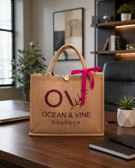 Custom Logo Tote Bags – Corporate Branded Jute Bags for Business, Events & Promotions