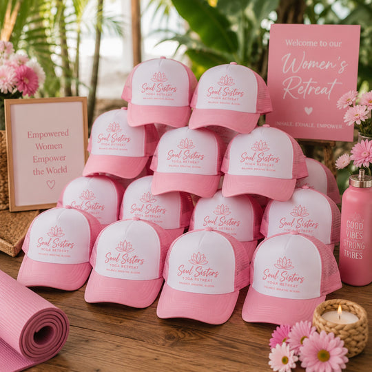 Custom Trucker Caps. Personalized Wedding & Party Favors