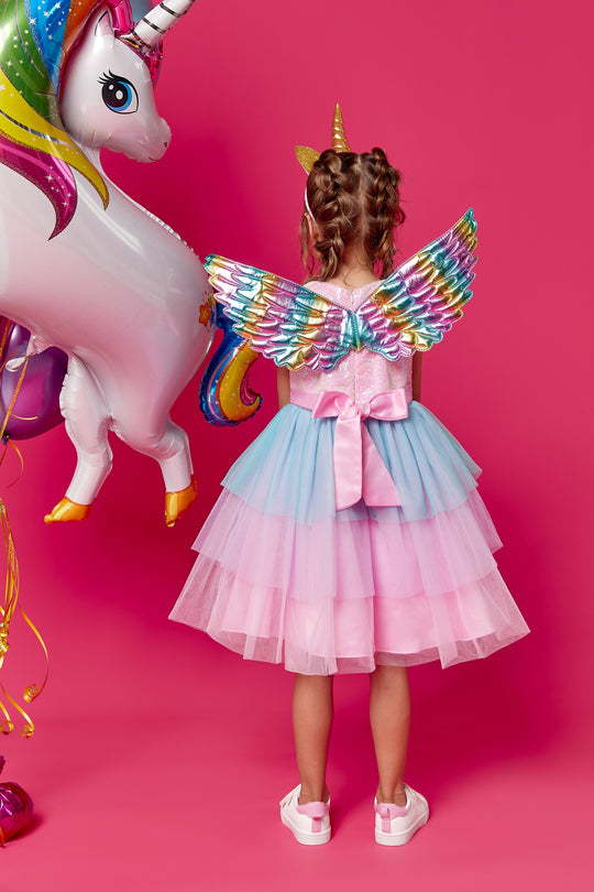 Sequin Unicorn Dress Set