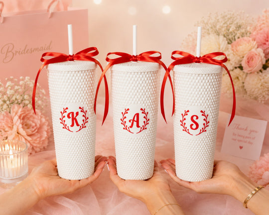 Custom Reusable Studded Trendy Tumblers