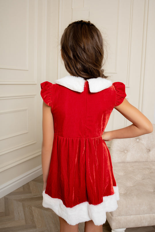 Santa Toddler Girl Dress