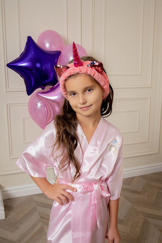 Kids Unicorn Horn Soft Spa Headbands