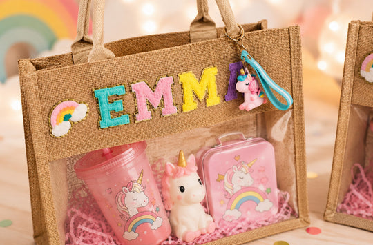 Personalized Unicorn Tote Bag