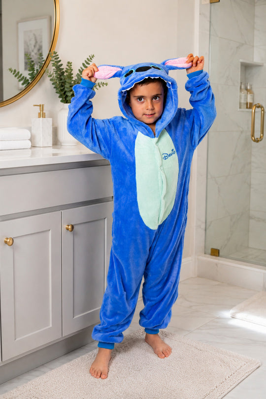 Personalized Kids Trendy One Piece Pajamas