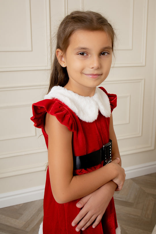 Santa Toddler Girl Dress