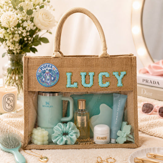 Personalized Zodiac Tote Bag. Custom Astrology Gift