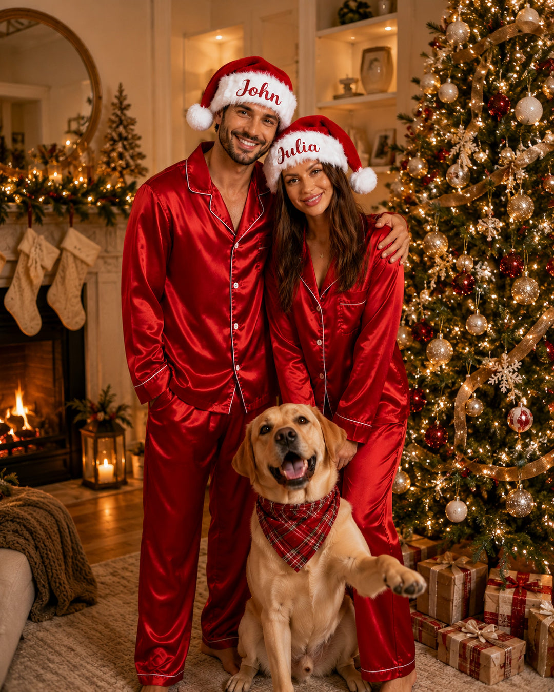 Custom Santa Hats with Names