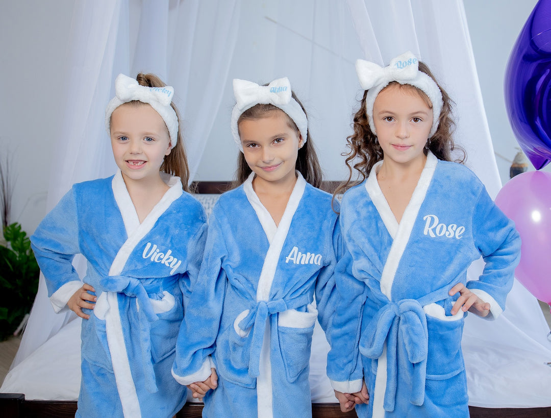 Customized Plush Bathrobes for Kids