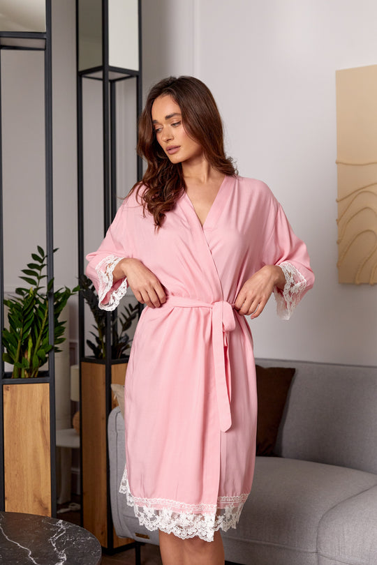 Personalized Cotton Lace Robes