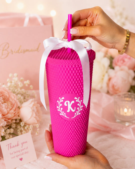 Custom Reusable Studded Trendy Tumblers
