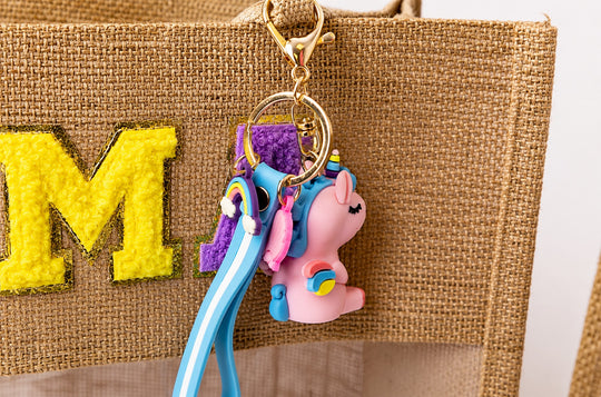 Personalized Unicorn Tote Bag