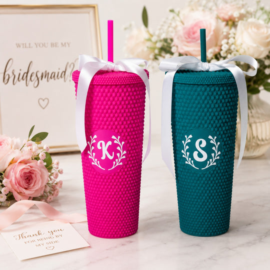 Custom Reusable Studded Trendy Tumblers