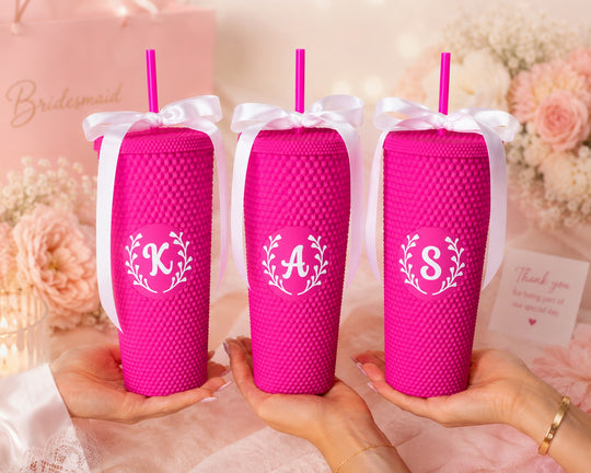 Custom Reusable Studded Trendy Tumblers