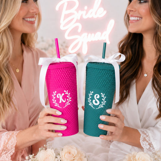 Custom Reusable Studded Trendy Tumblers