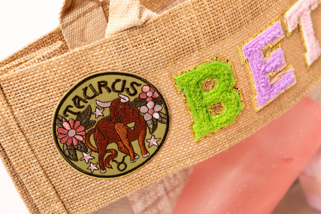 Personalized Zodiac Tote Bag. Custom Astrology Gift