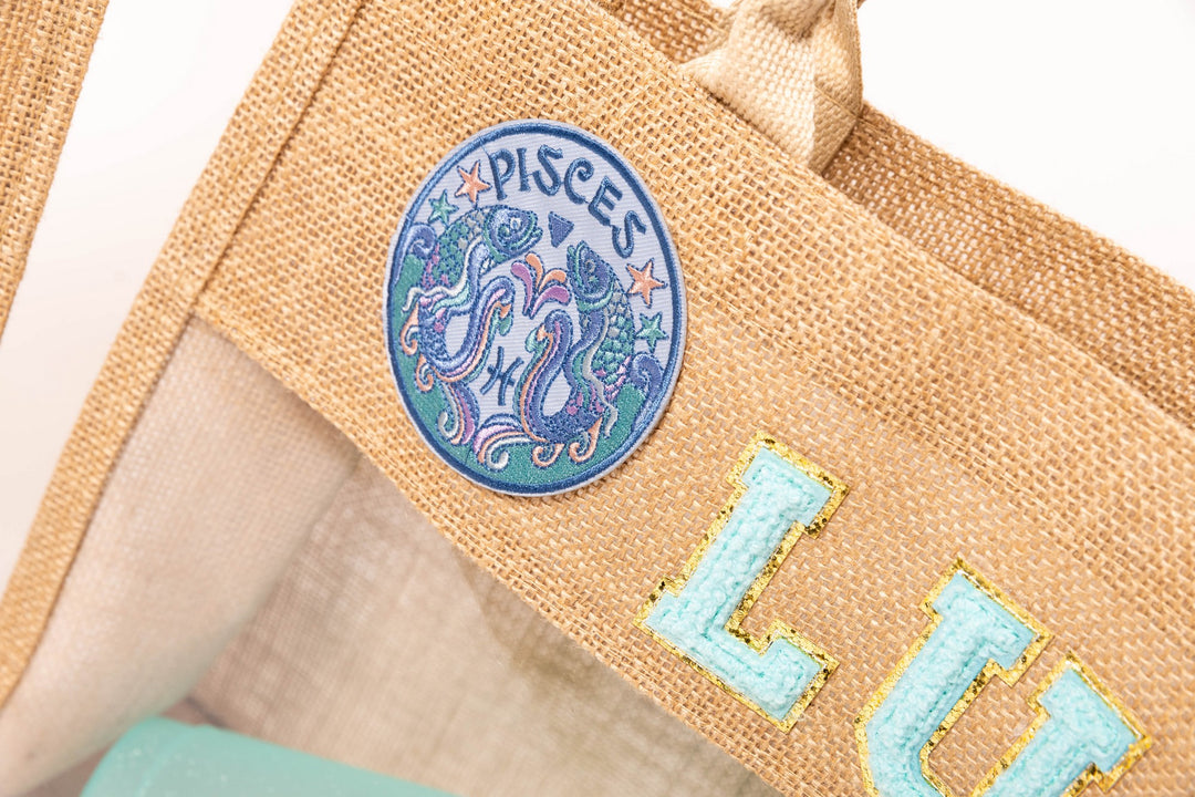 Personalized Zodiac Tote Bag. Custom Astrology Gift