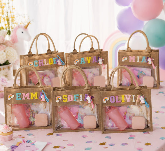 Personalized Unicorn Tote Bag
