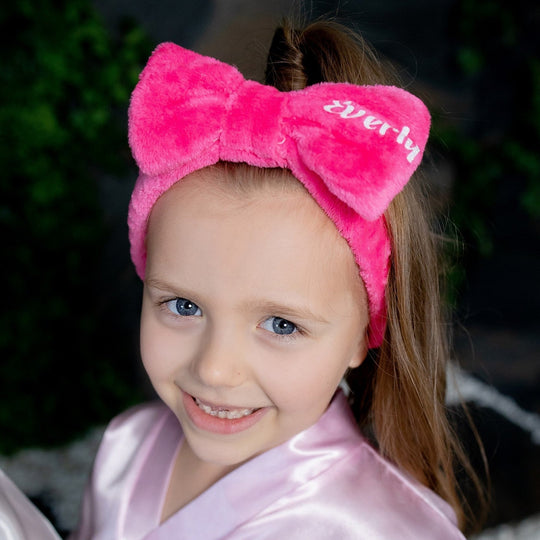 Kids Soft Spa Headband with Bow