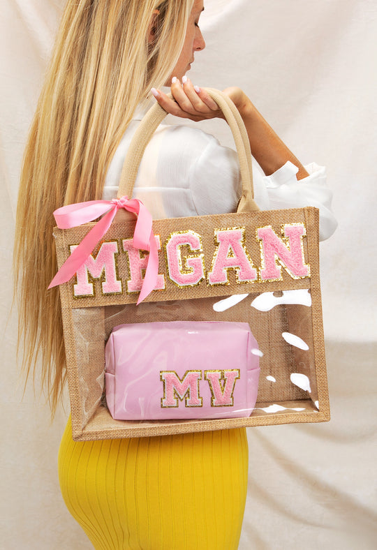 Personalized Tote bag + Cosmetic bag