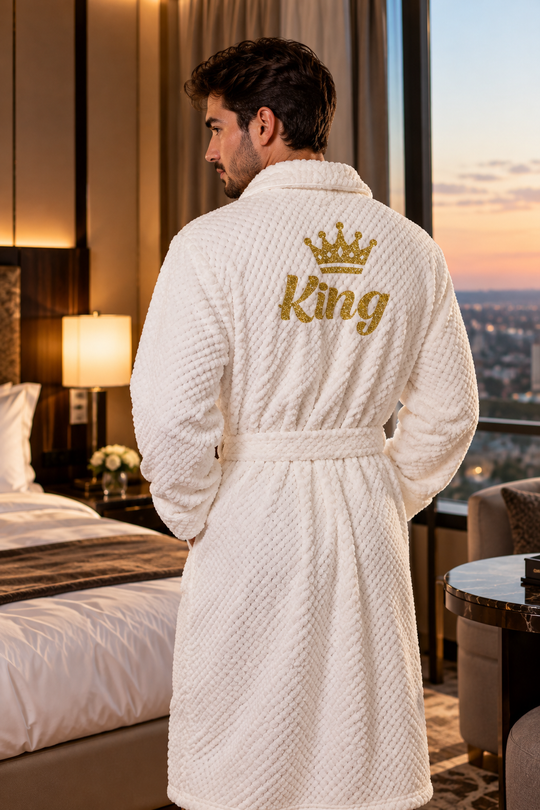 Men's Custom Long Bathrobe