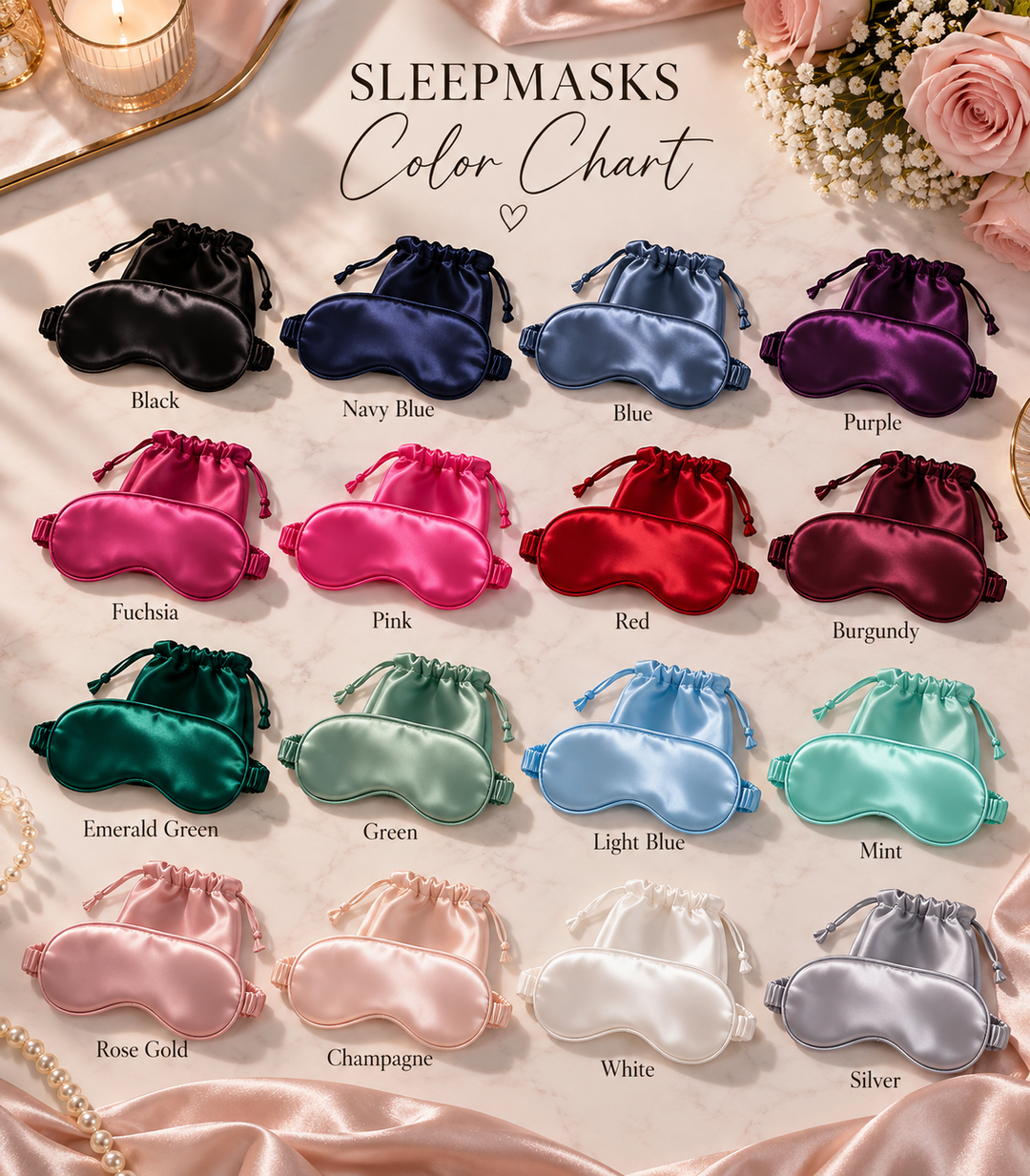 Custom Satin Masks
