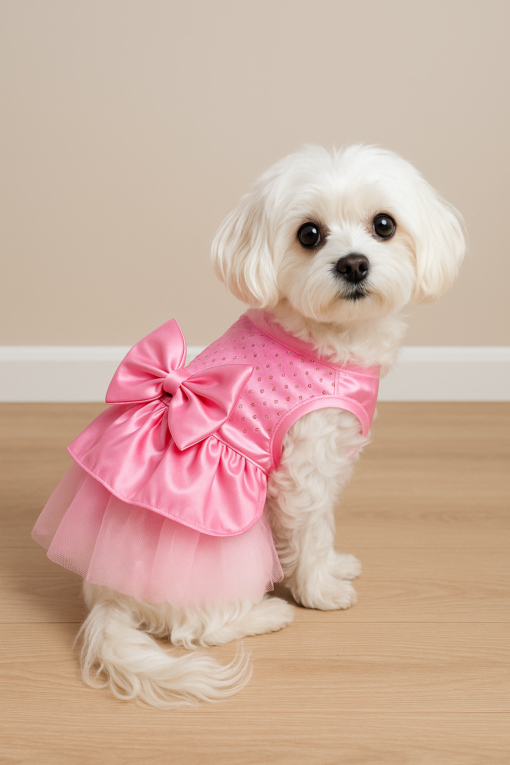 Custom Occasions Satin Dress for Dogs Custom Occasions Satin Dress for Dogs
