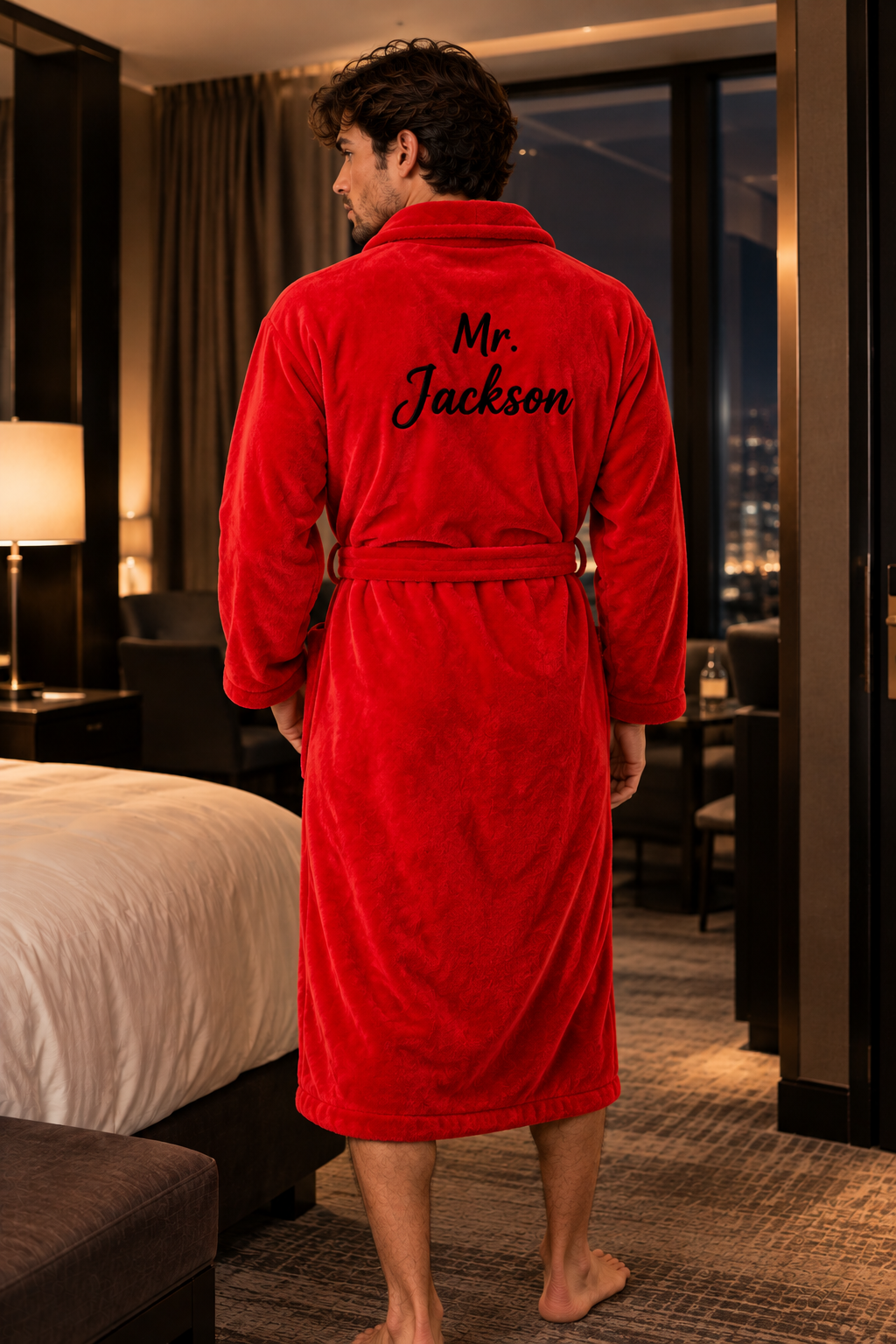 Men's Custom Cozy Terry Bathrobe