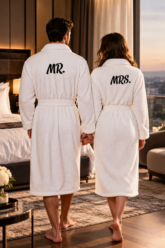Men's Custom Long Bathrobe