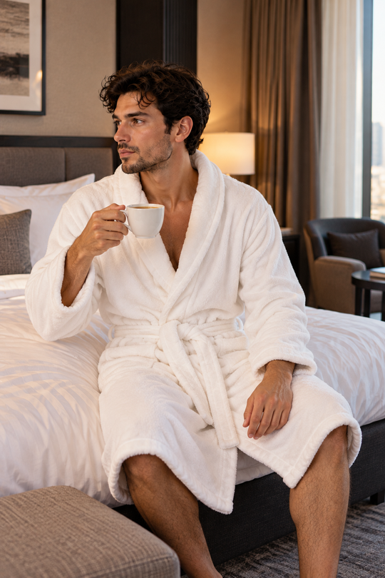 Men's Custom Cozy Terry Bathrobe