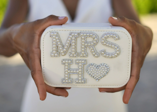 Personalized Mrs Jewelry Box