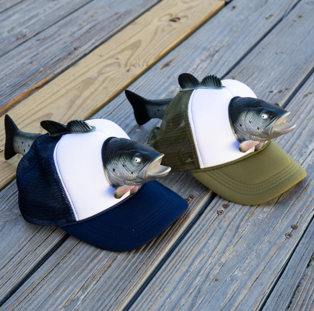 Men's 3D Fish Trucker Cap