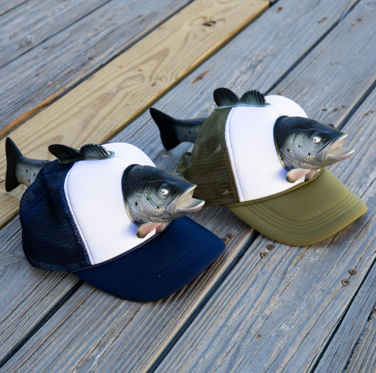 Men's 3D Fish Trucker Cap