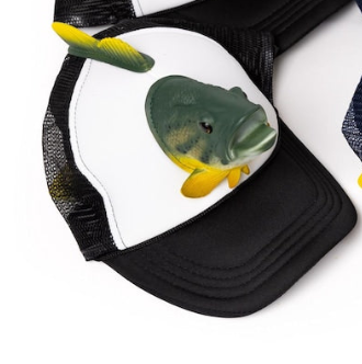 Men's 3D Fish Trucker Cap